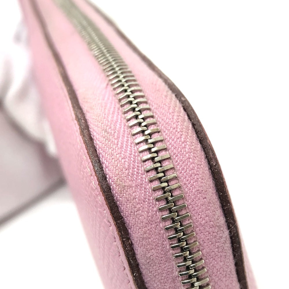 HERMES リミックス コンバイン デュオ 長財布 エプソン レディース モーヴシルベストル×ライム ピンク - brandshop-reference