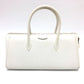 HERMES パリボンベイ27 ハンドバッグ エプソン レディース ホワイト