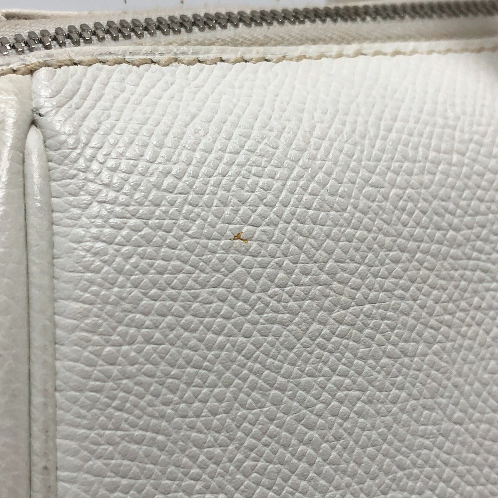 HERMES パリボンベイ27 ハンドバッグ エプソン レディース ホワイト