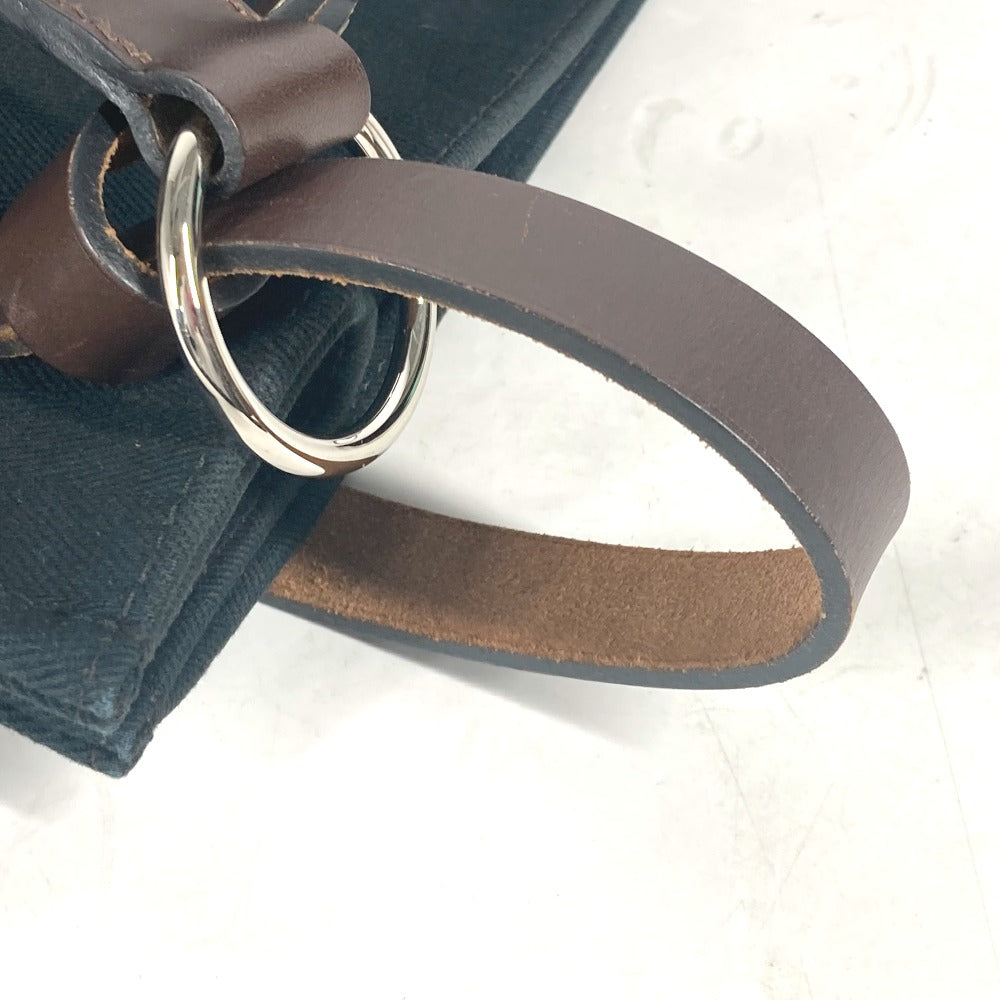 HERMES カバリコル カバン ショルダーバッグ 肩掛け トートバッグ キャンバス ユニセックス ブラック - brandshop-reference