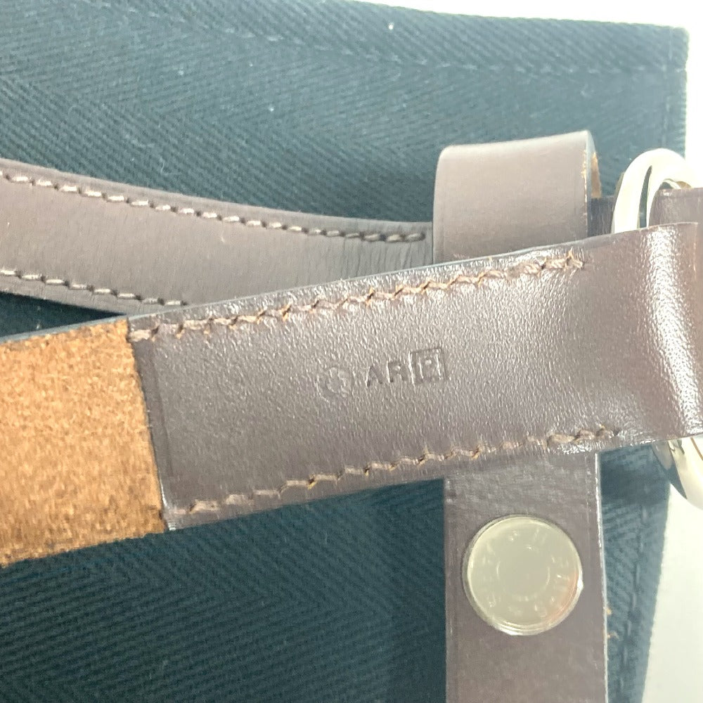 HERMES カバリコル カバン ショルダーバッグ 肩掛け トートバッグ キャンバス ユニセックス ブラック - brandshop-reference