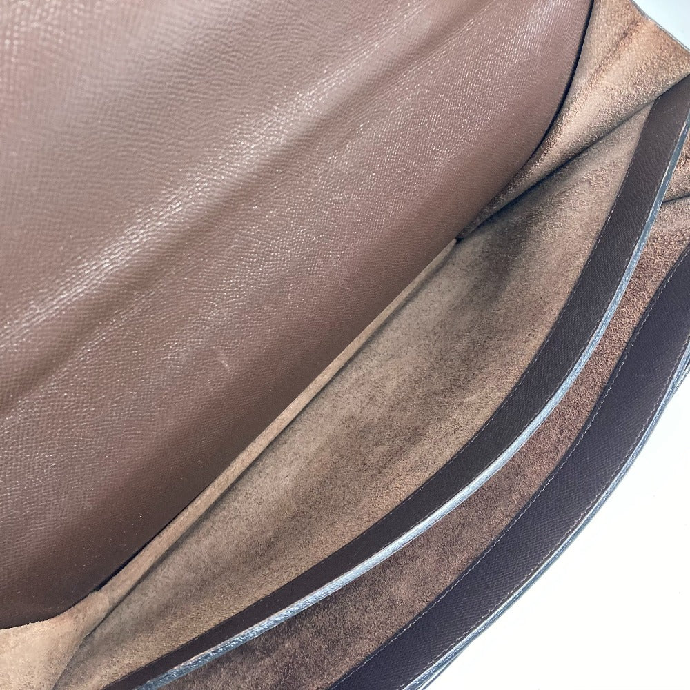 HERMES ブリーフケース テリル ハンドバッグ トートバッグ 書類バッグ カバン ビジネスバッグ レザー メンズ ブラウン - brandshop-reference