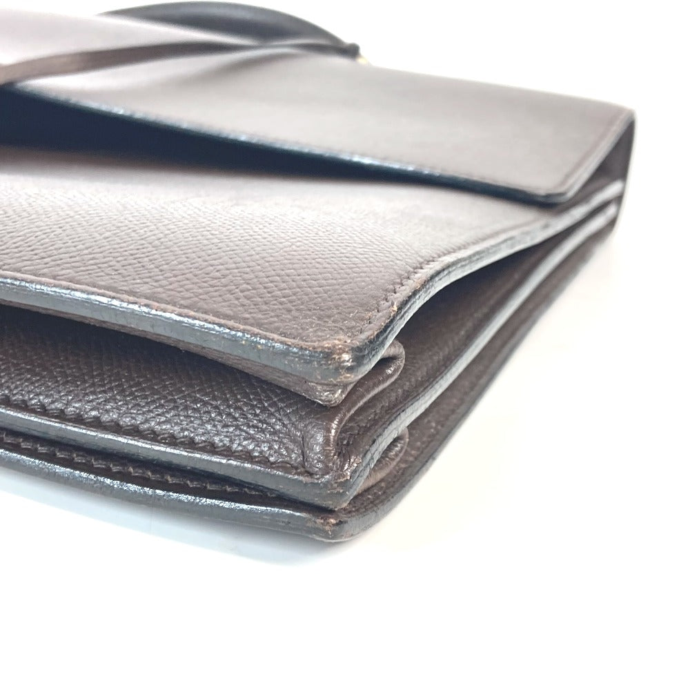 HERMES ブリーフケース テリル ハンドバッグ トートバッグ 書類バッグ カバン ビジネスバッグ レザー メンズ ブラウン - brandshop-reference