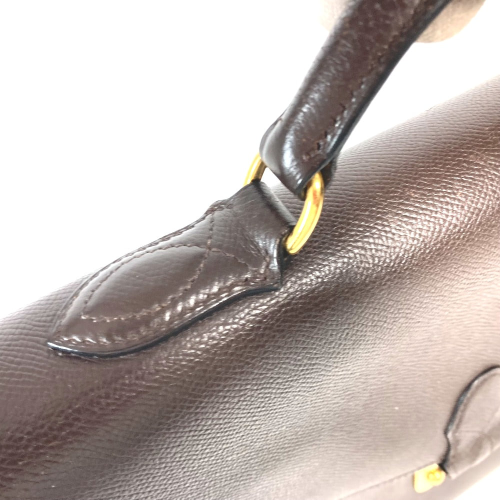 HERMES ブリーフケース テリル ハンドバッグ トートバッグ 書類バッグ カバン ビジネスバッグ レザー メンズ ブラウン - brandshop-reference