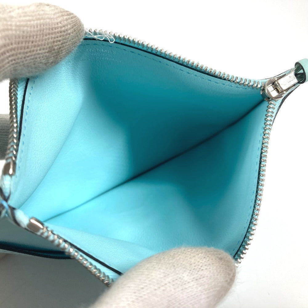 HERMES エンベロープ トリオ クラッチバッグ ポーチ コインケース 財布 クラッチバッグ レザー レディース イエロー - brandshop-reference