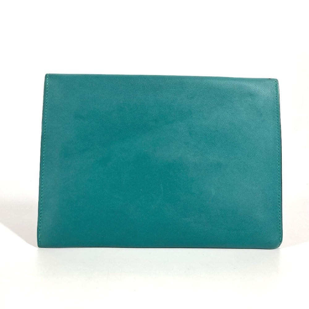 HERMES エンベロープ トリオ クラッチバッグ ポーチ コインケース 財布 クラッチバッグ レザー レディース イエロー - brandshop-reference