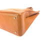HERMES ギャロップ カバン ショルダーバッグ 肩掛け 縦型 トートバッグ レザー ユニセックス ゴールド ブラウン - brandshop-reference