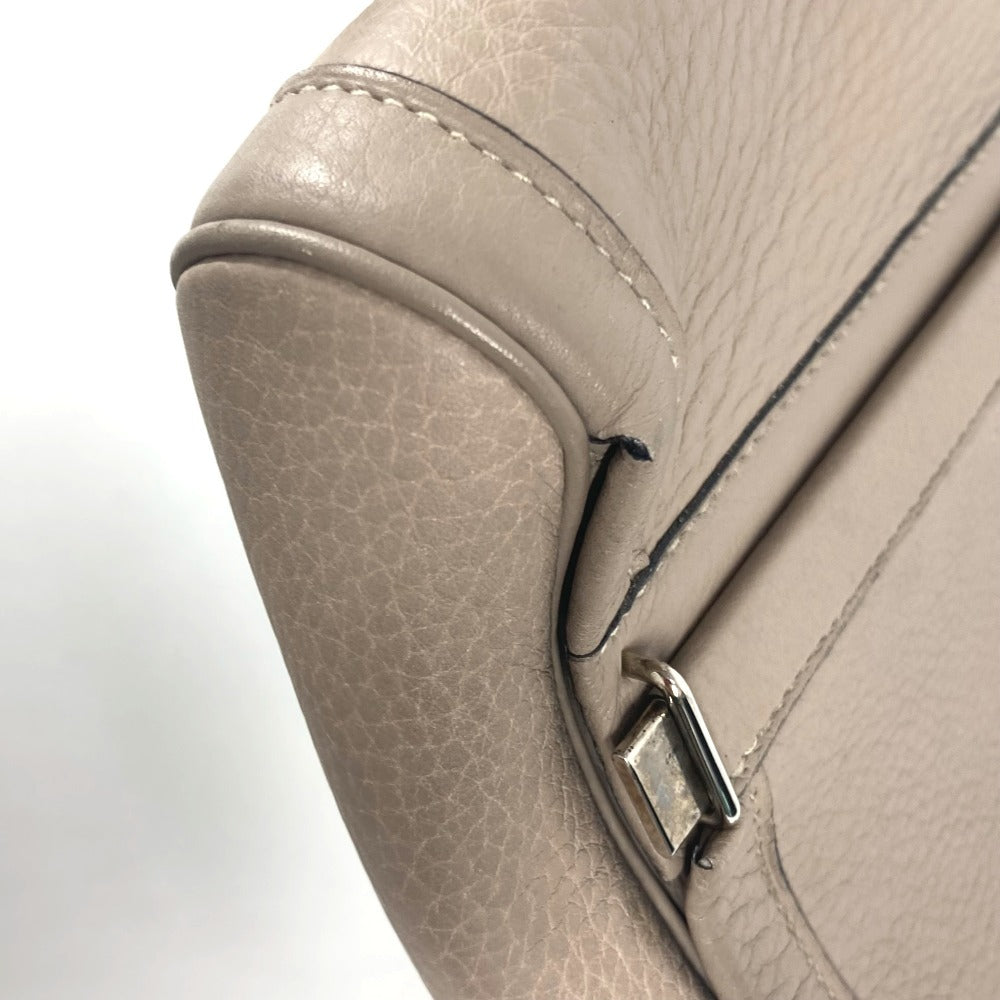 HERMES エクイ ポーチ フラップ カバン セカンドバッグ クラッチバッグ レザー ユニセックス グレージュ系 - brandshop-reference