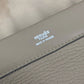 HERMES エクイ ポーチ フラップ カバン セカンドバッグ クラッチバッグ レザー ユニセックス グレージュ系 - brandshop-reference