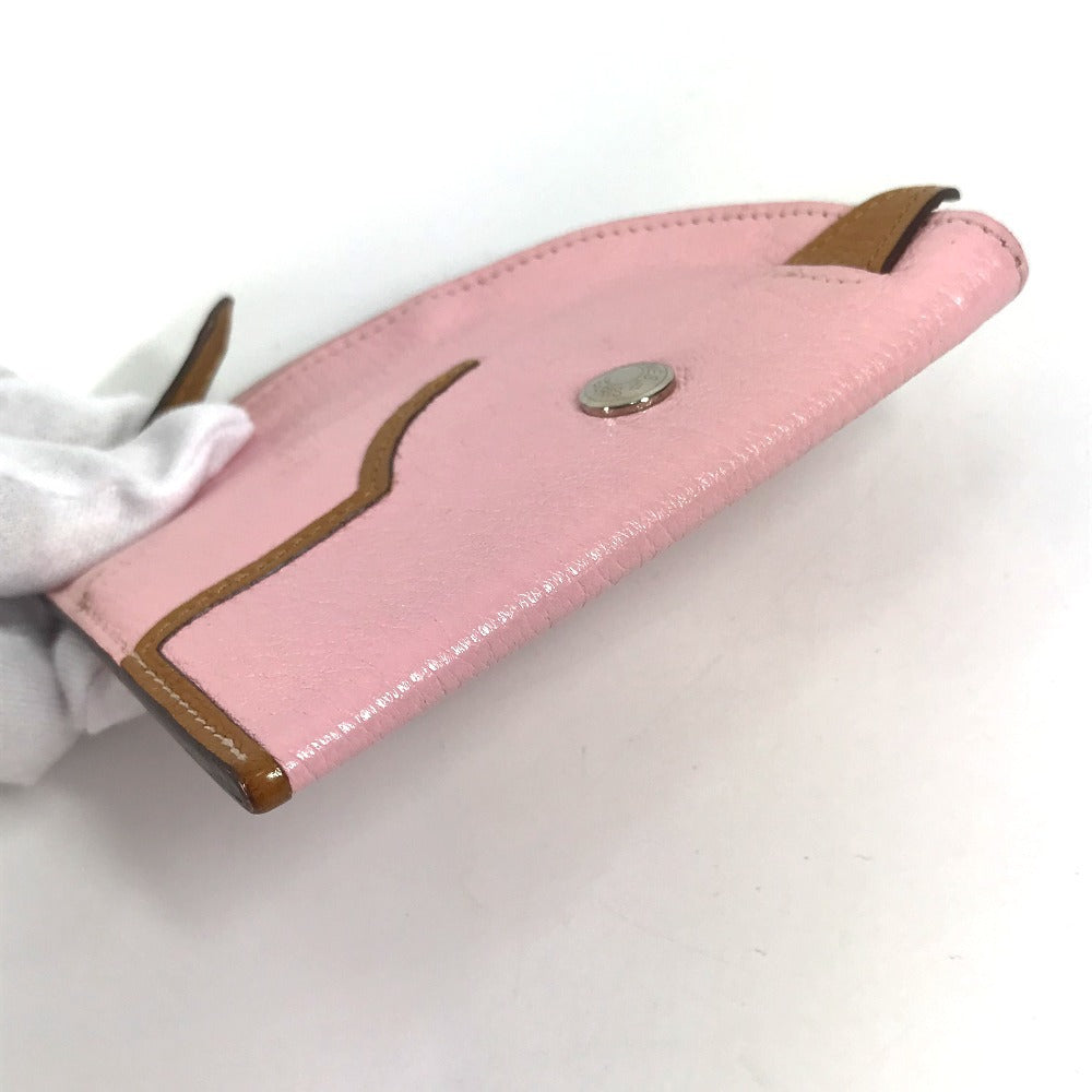 HERMES 馬 シュバル パドック  財布 小銭入れ コインケース シェーブル レディース ピンク - brandshop-reference