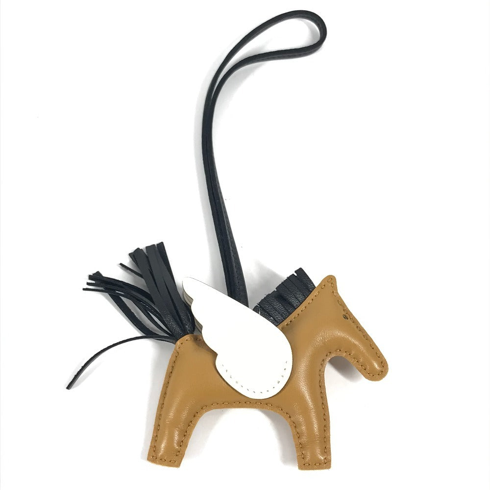 HERMES ペガサスPM バッグチャーム チャーム アニョーミロ レディース セサミ/ナタ/ブラック ベージュ - brandshop-reference