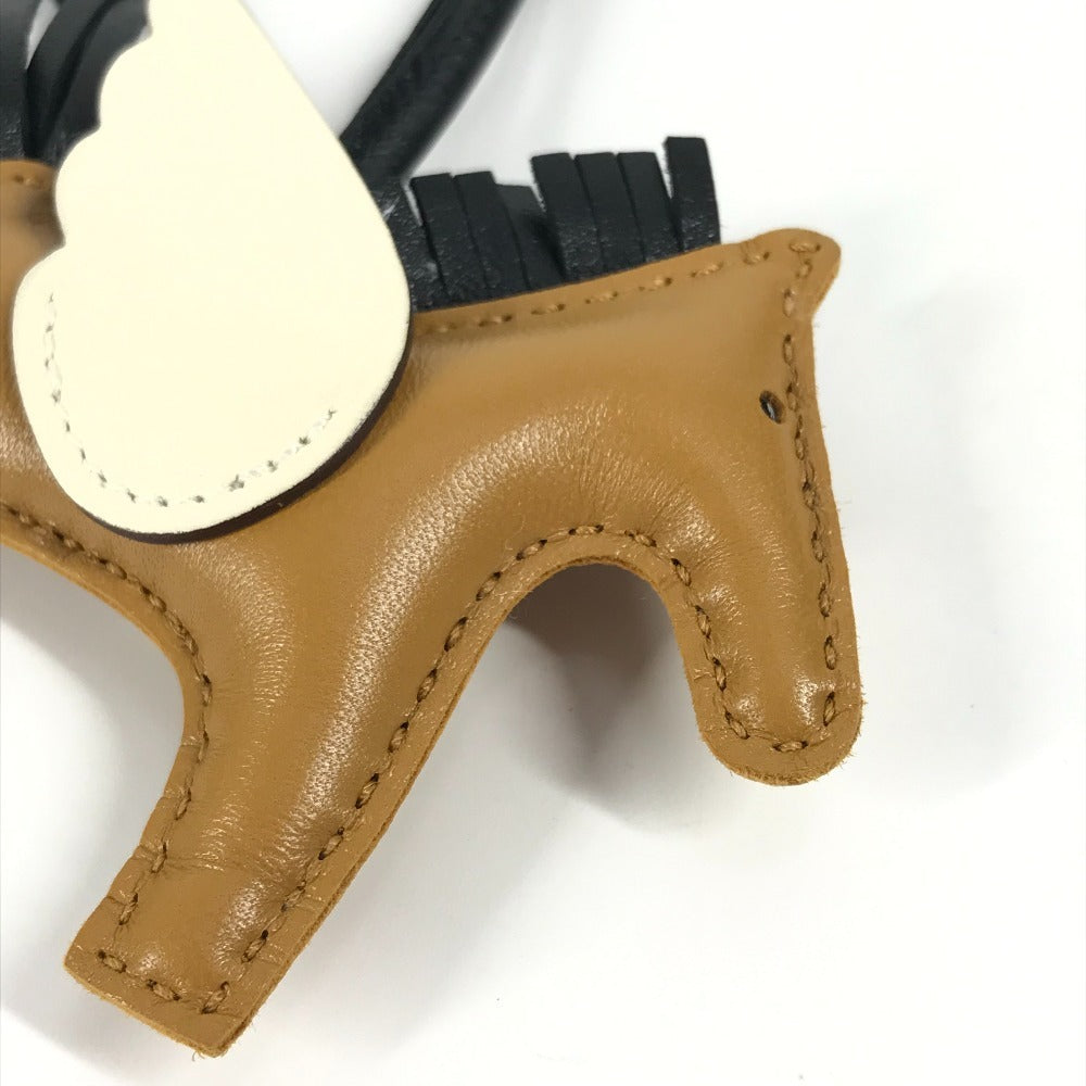 HERMES ペガサスPM バッグチャーム チャーム アニョーミロ レディース セサミ/ナタ/ブラック ベージュ - brandshop-reference