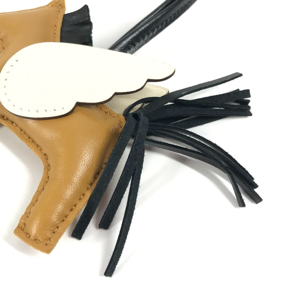 HERMES ペガサスPM バッグチャーム チャーム アニョーミロ レディース セサミ/ナタ/ブラック ベージュ - brandshop-reference