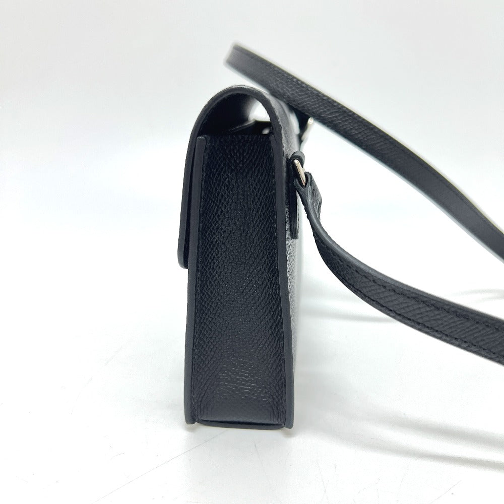 HERMES Nap To Go Bag Shoulder Crossbody Shoulder Bag Vaux Epson Women's Black