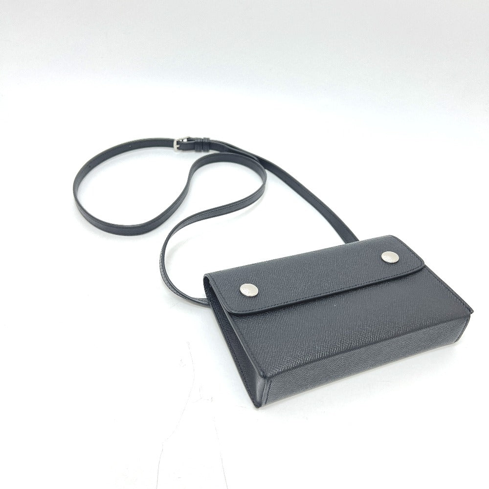 HERMES Nap To Go Bag Shoulder Crossbody Shoulder Bag Vaux Epson Women's Black