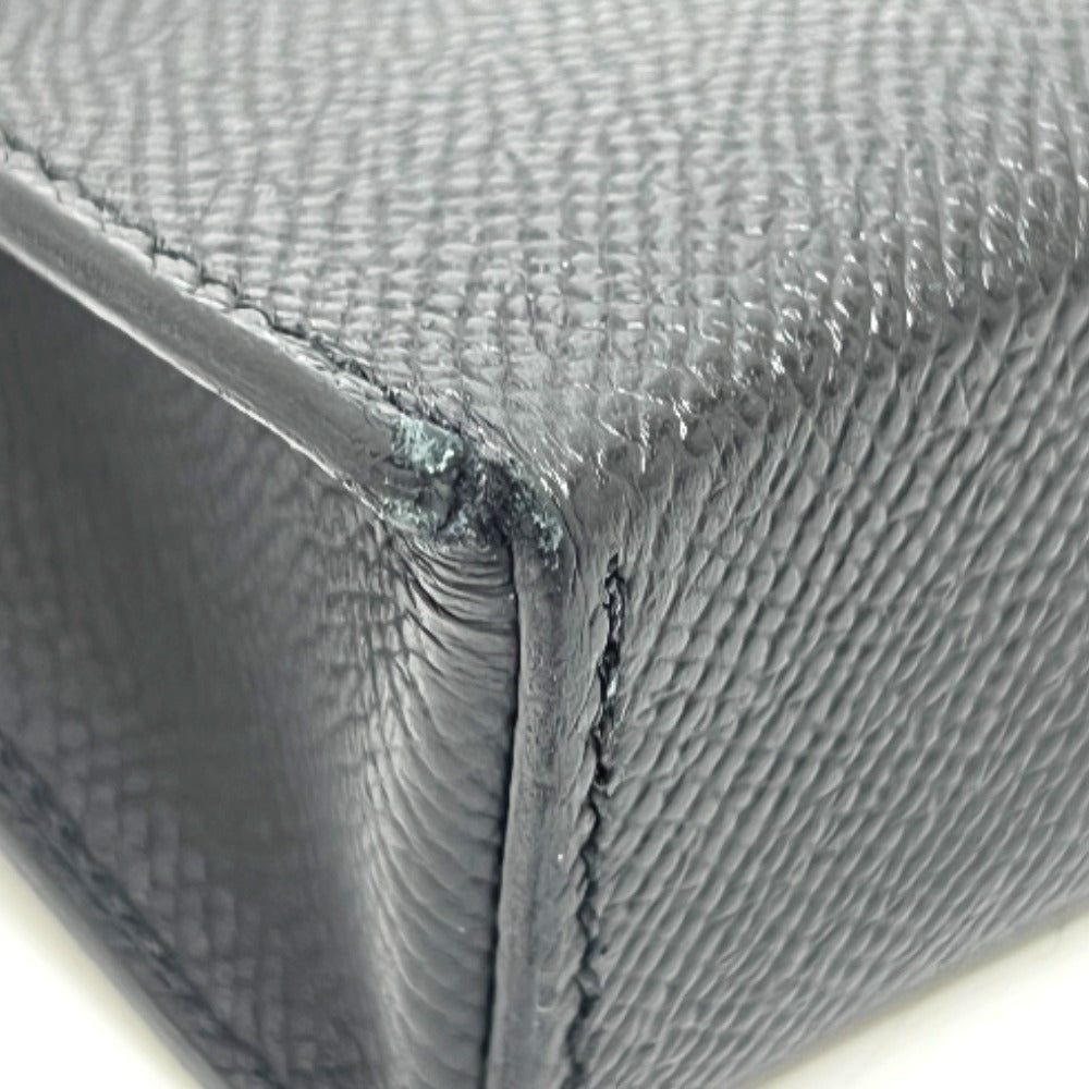 HERMES Nap To Go Bag Shoulder Crossbody Shoulder Bag Vaux Epson Women's Black