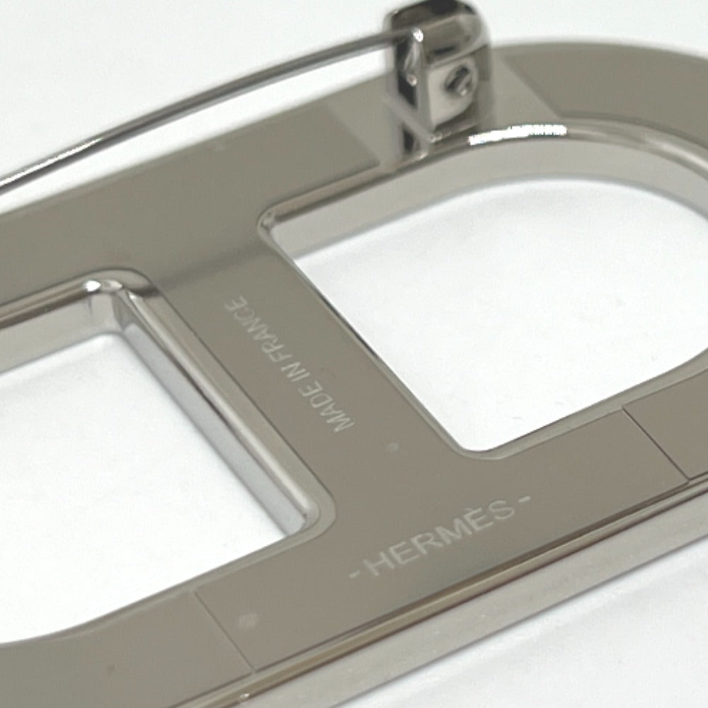 HERMES シェーヌダンクル アクセサリー ブローチ SS レディース エタン グレー