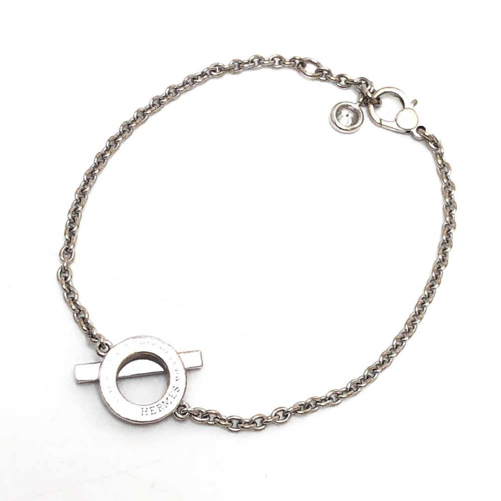 HERMES Finesse K18WG Diamond 0.55ct Accessory Bracelet K18WG Women's Silver