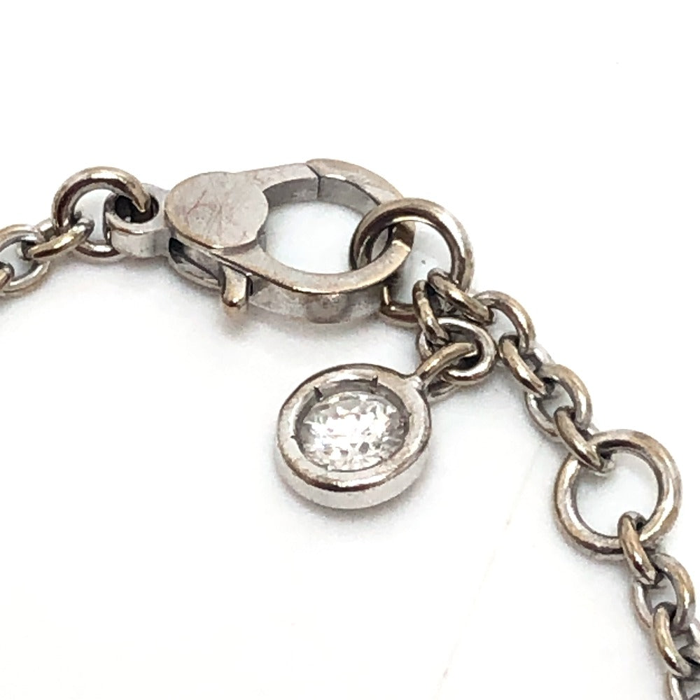 HERMES Finesse K18WG Diamond 0.55ct Accessory Bracelet K18WG Women's Silver