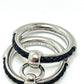 HERMES Fribustier Flibustier Double ring accessory Ring Metal Silver Used