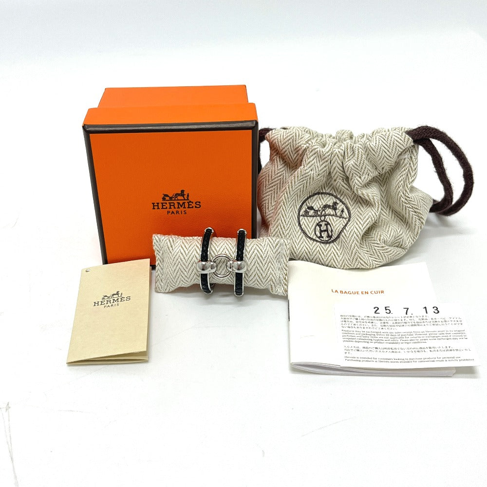 HERMES Fribustier Flibustier Double ring accessory Ring Metal Silver Used