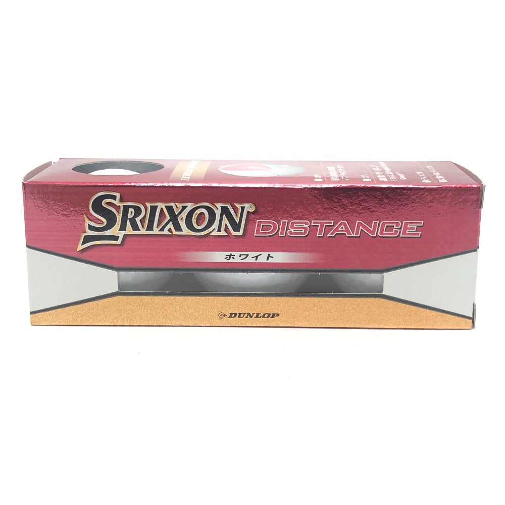 ゴルフボール 1ダース(12個) SRIXON DISTANCE スリクソンディスタンス ZETA ZT-01 雑貨 ユニセックス ホワイト