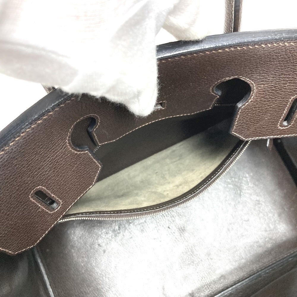 HERMES バーキン35 バーキン 35 カバン トートバッグ ハンドバッグ ユニセックス カフェ SV金具 ブラウン