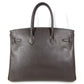 HERMES バーキン35 バーキン 35 カバン トートバッグ ハンドバッグ ユニセックス カフェ SV金具 ブラウン