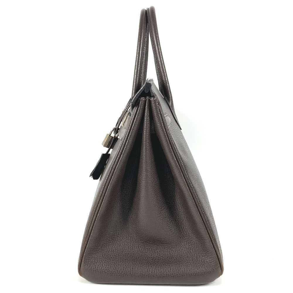 HERMES バーキン35 バーキン 35 カバン トートバッグ ハンドバッグ ユニセックス カフェ SV金具 ブラウン