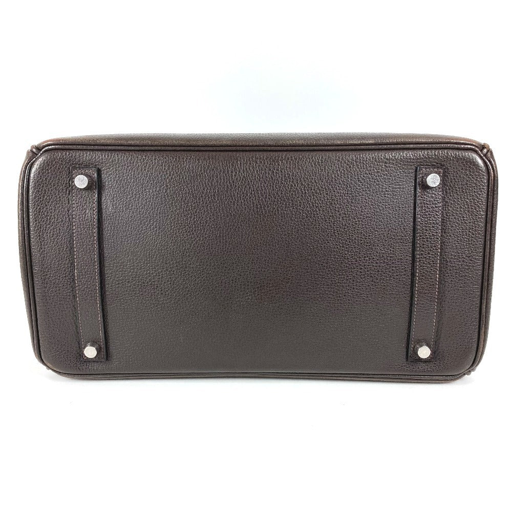 HERMES バーキン35 バーキン 35 カバン トートバッグ ハンドバッグ ユニセックス カフェ SV金具 ブラウン