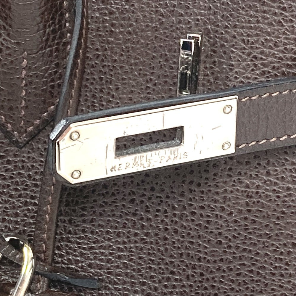 HERMES バーキン35 バーキン 35 カバン トートバッグ ハンドバッグ ユニセックス カフェ SV金具 ブラウン