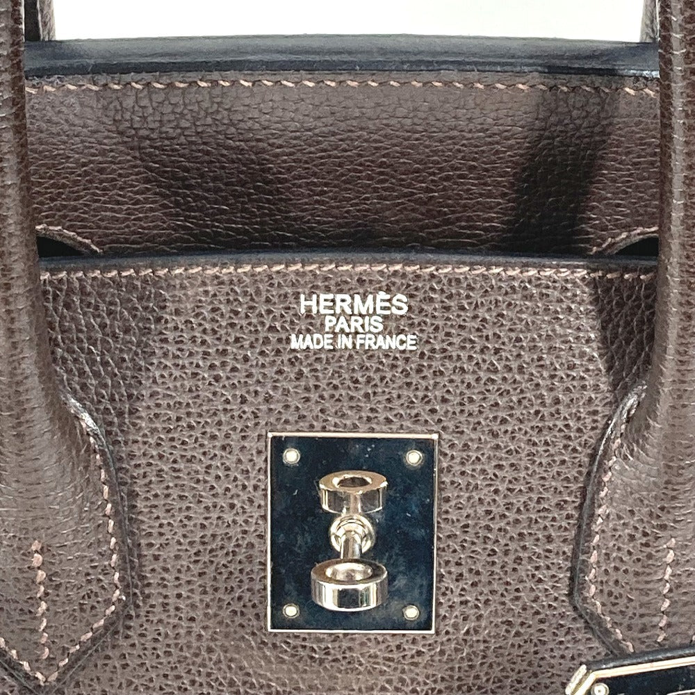 HERMES バーキン35 バーキン 35 カバン トートバッグ ハンドバッグ ユニセックス カフェ SV金具 ブラウン