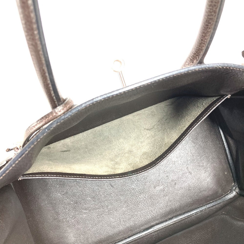 HERMES バーキン35 バーキン 35 カバン トートバッグ ハンドバッグ ユニセックス カフェ SV金具 ブラウン