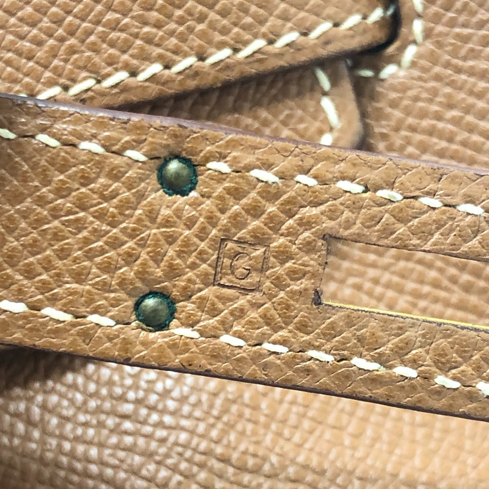 HERMES Birkin35 Birkin 35 Bag Tote Bag Hand Bag Courchevel Gold x GHardware Gold Used