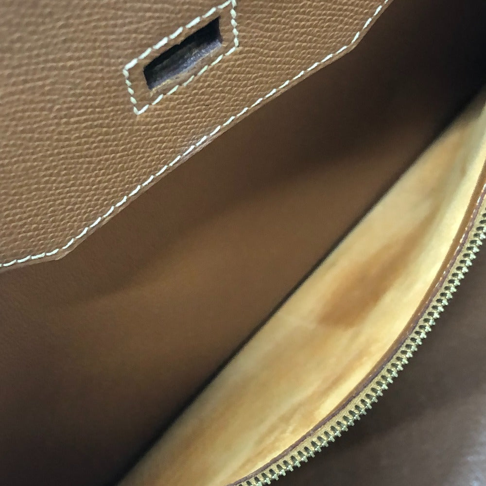 HERMES Birkin35 Birkin 35 Bag Tote Bag Hand Bag Courchevel Gold x GHardware Gold Used