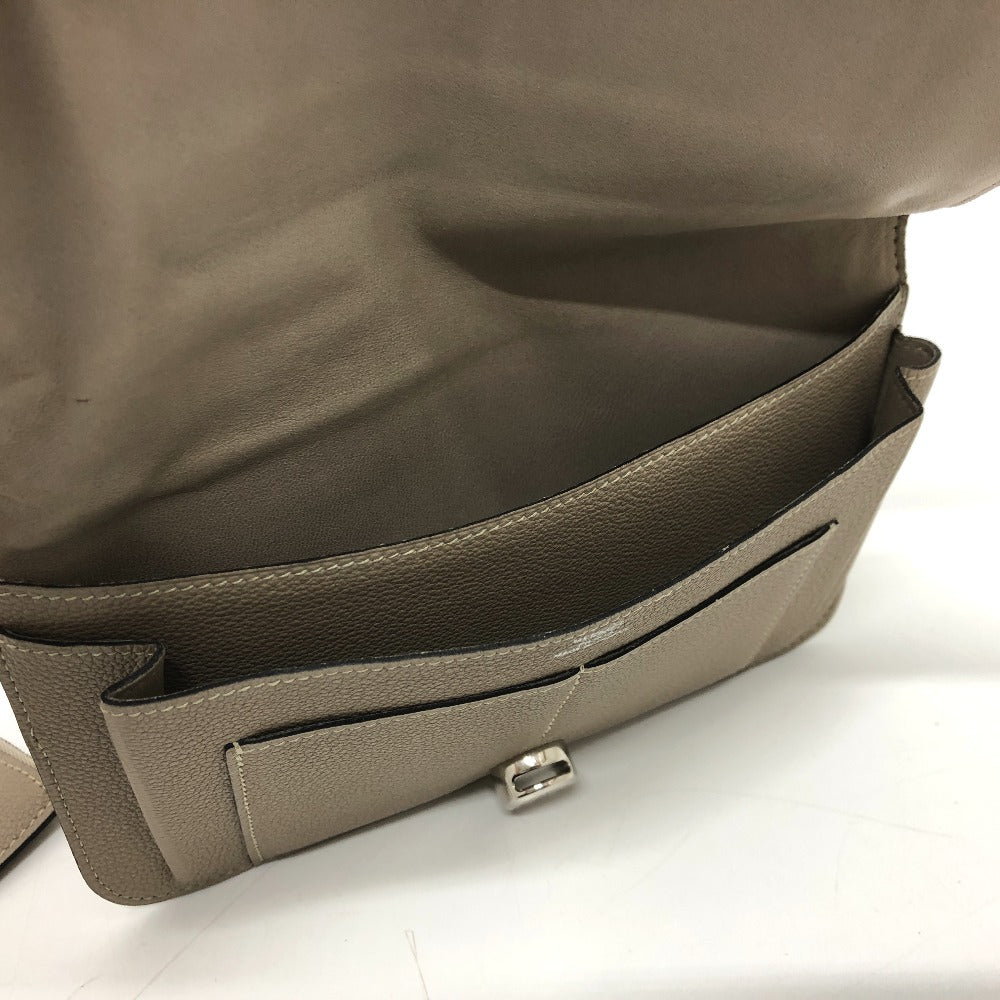 HERMES ドゴンGM ロングウォレット 長財布 トゴ レディース グリアスファルト ベージュ - brandshop-reference