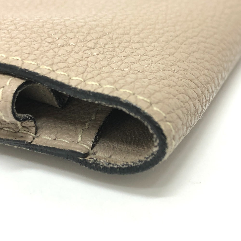 HERMES ドゴンGM ロングウォレット 長財布 トゴ レディース グリアスファルト ベージュ - brandshop-reference