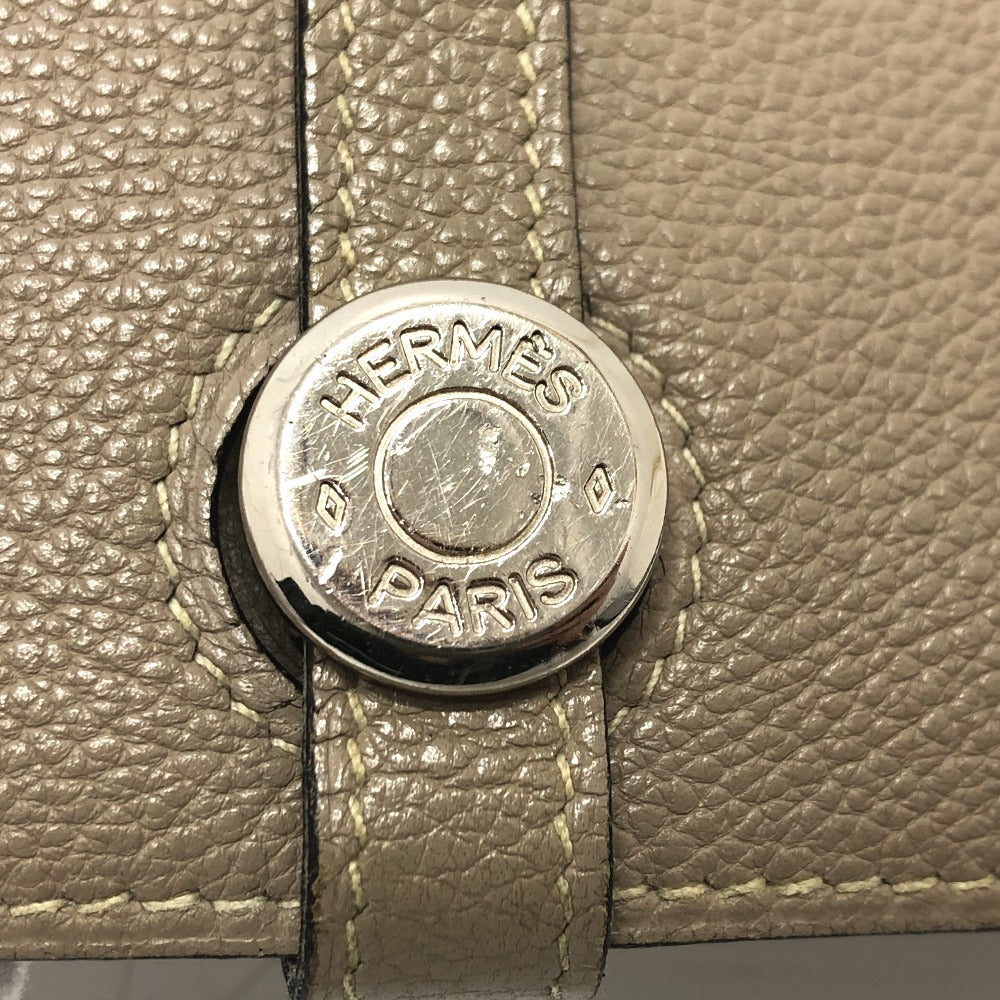 HERMES ドゴンGM ロングウォレット 長財布 トゴ レディース グリアスファルト ベージュ - brandshop-reference