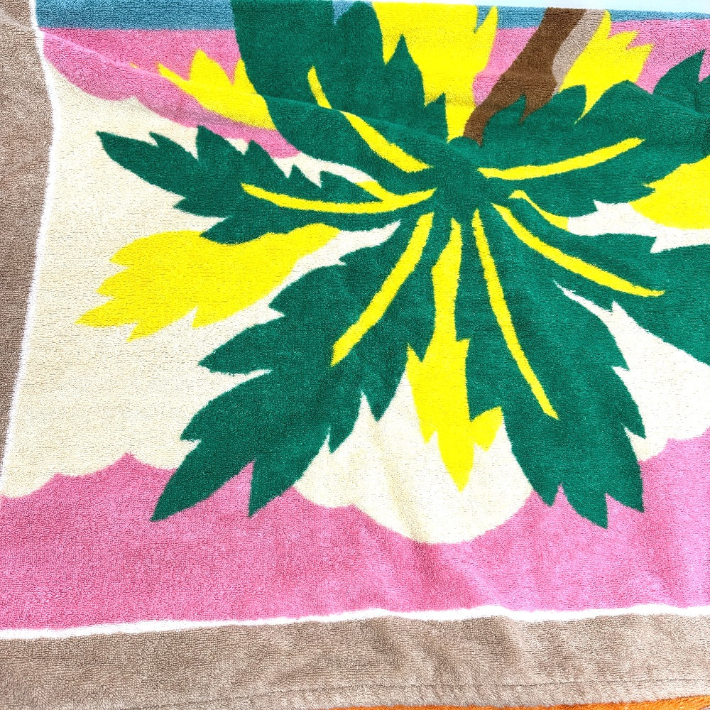 HERMES トロピケ 大判 タオル コットン レディース マルチカラー