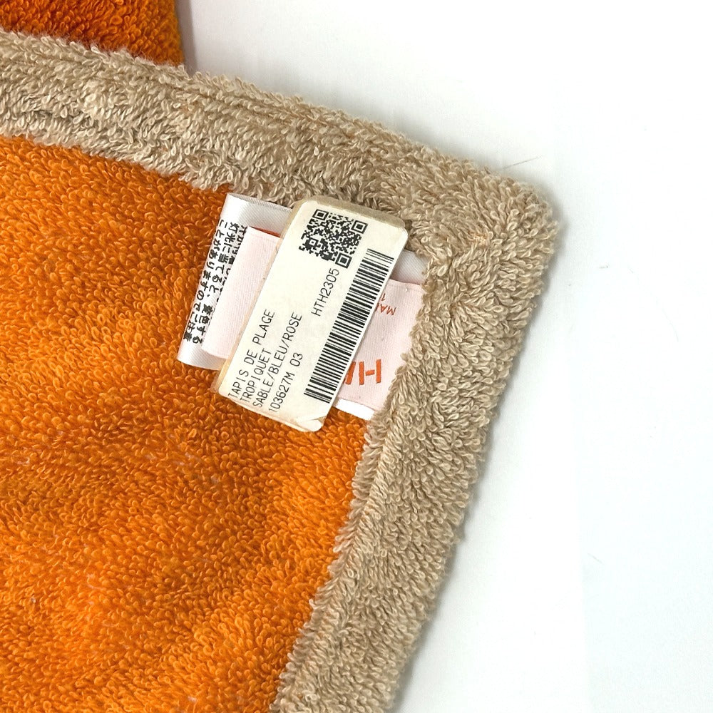 HERMES トロピケ 大判 タオル コットン レディース マルチカラー