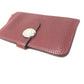 HERMES Dogon Coin Purse Togo Women's Red Rouge Ash