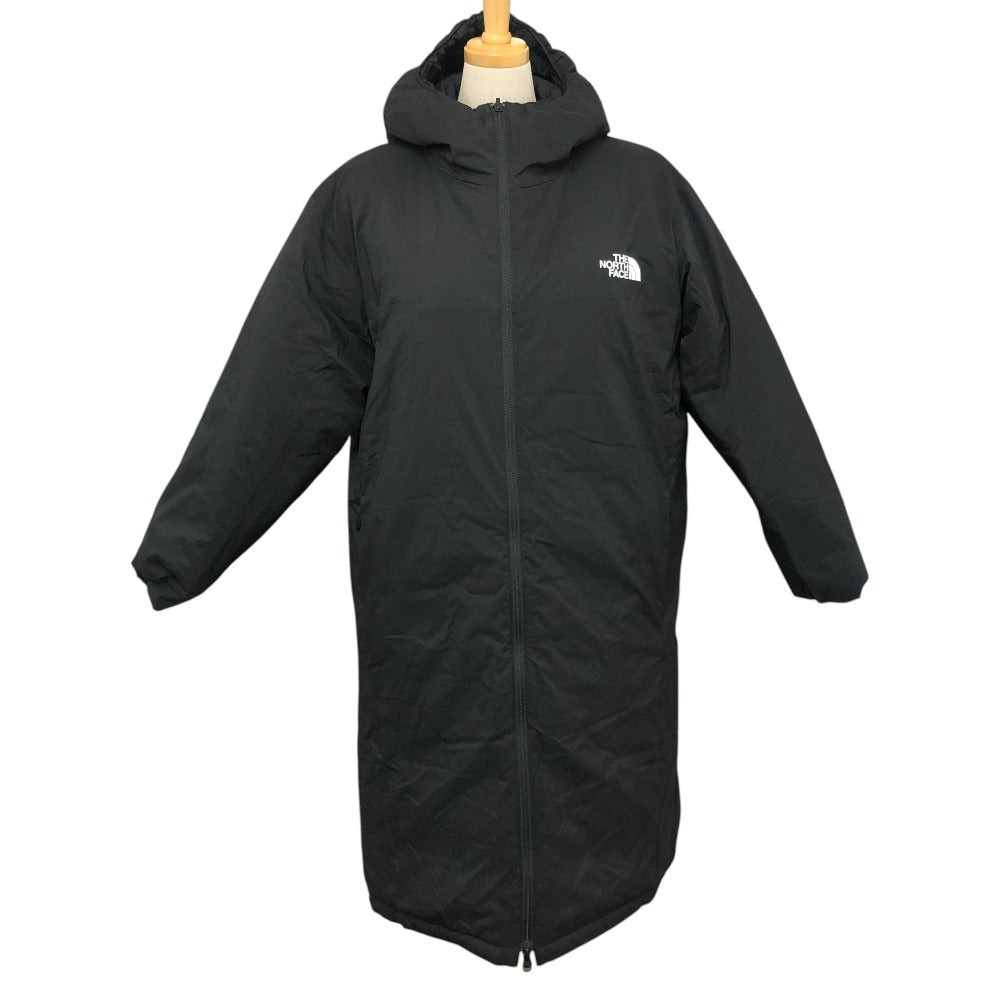 THE NORTH FACE Logo Quilted Apparel Outer Reversible Long Jacket Nylon Women's Black