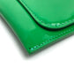 VALENTINO Red Valentino Enamel Clutch Bag with Ribbon Strap, Patent Leather, Green, Women's
