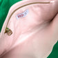 VALENTINO Red Valentino Enamel Clutch Bag with Ribbon Strap, Patent Leather, Green, Women's