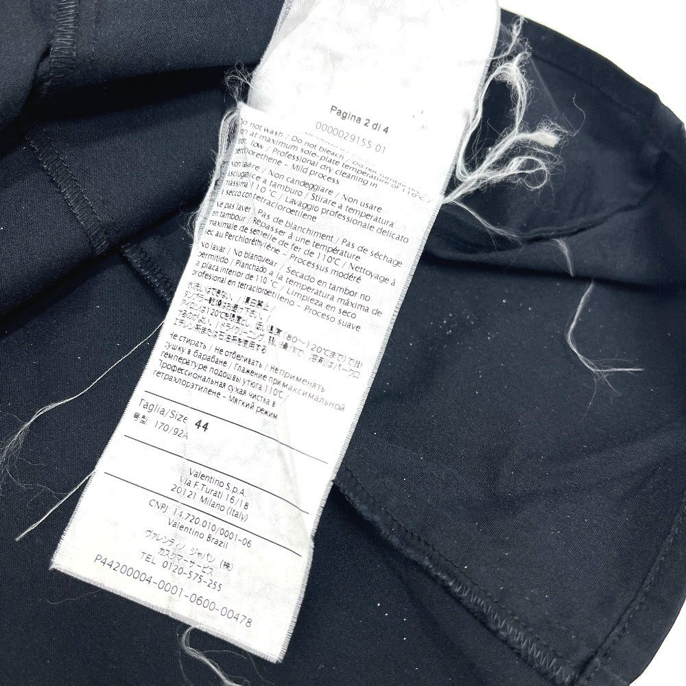 RED VALENTINO レース アパレル ブラウス シャツ トップス パフスリーブ 半袖Ｔシャツ コットン レディース ブラック