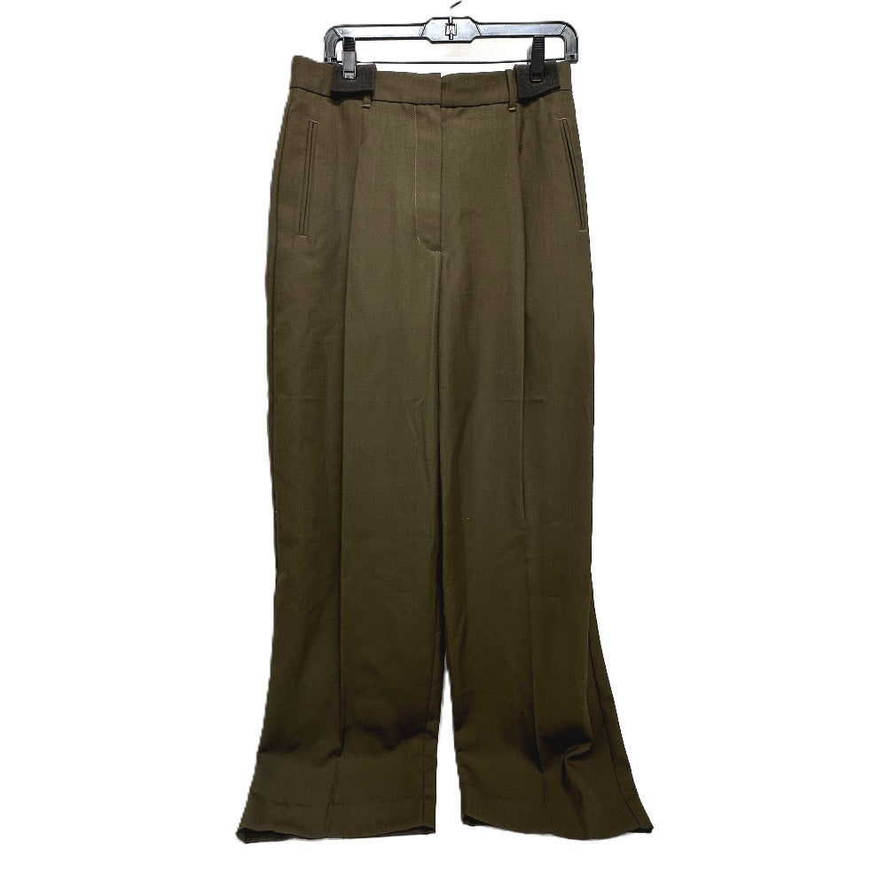 3.1 phillip lim F2225977EGPW Pantalones de vestir extra anchos plisados Poliéster Mujer Caqui