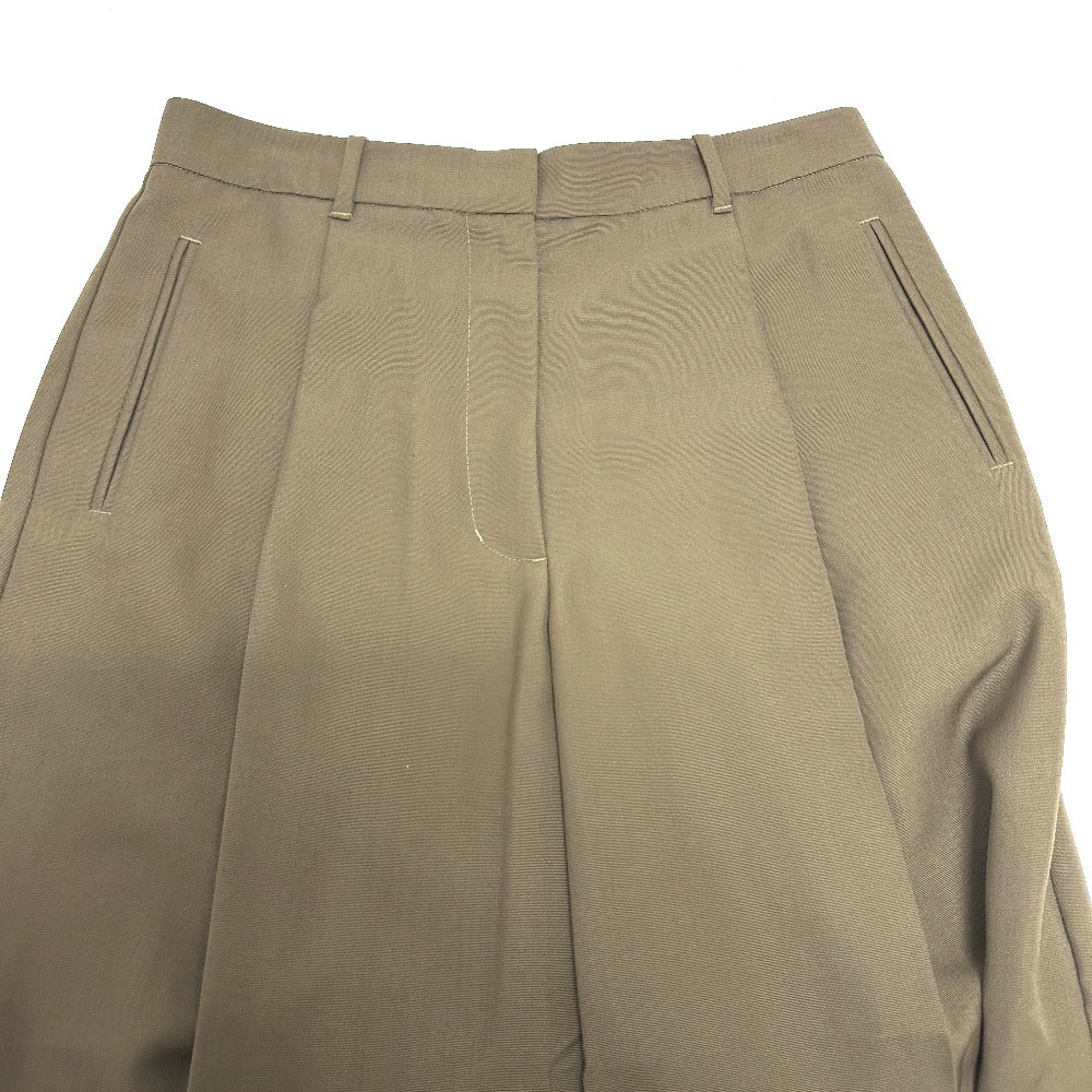 3.1 phillip lim F2225977EGPW Pantalones de vestir extra anchos plisados Poliéster Mujer Caqui
