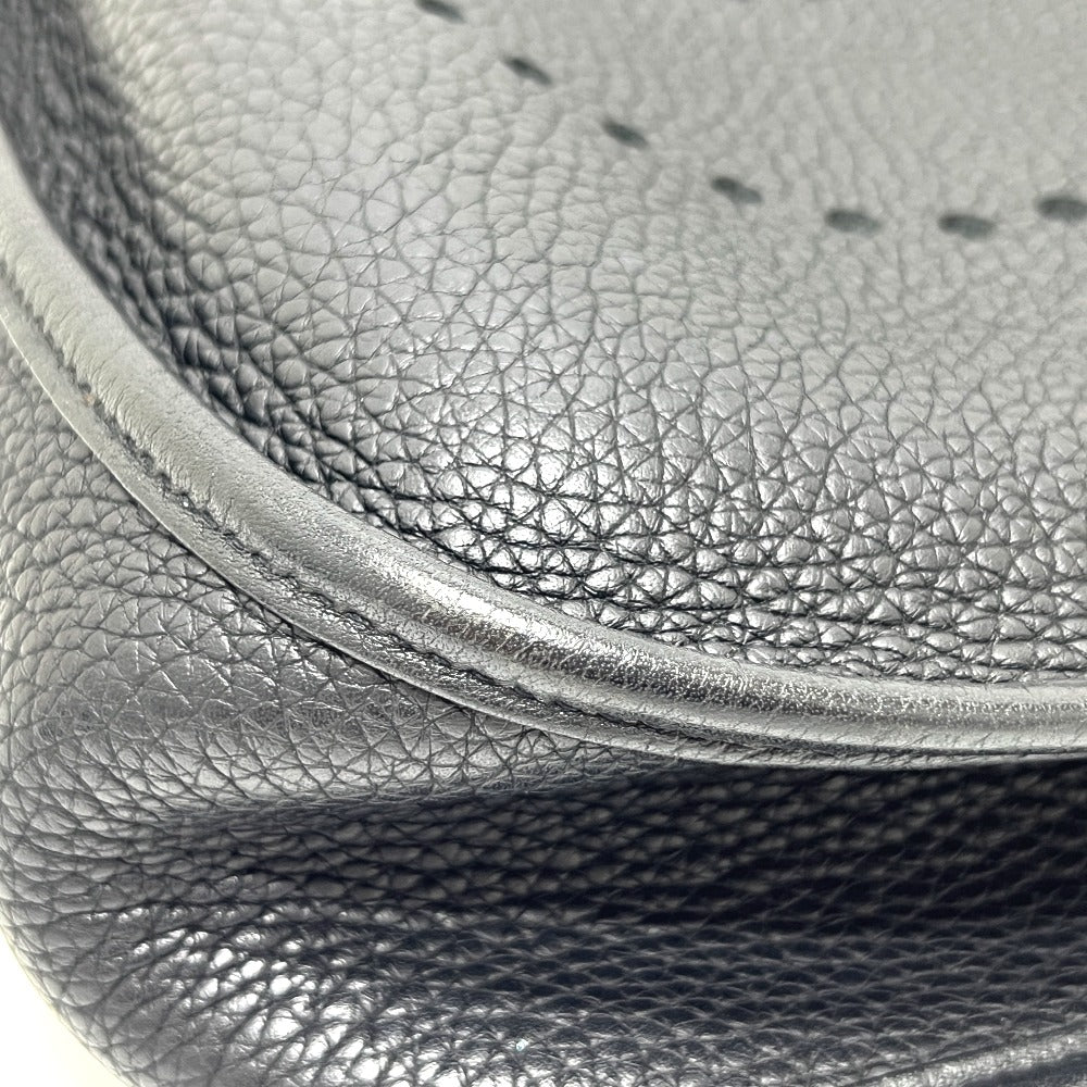 HERMES Evelyn 1GM 백 숄더 크로스 바디 숄더백 Taurillon Clemence 여성용 블랙