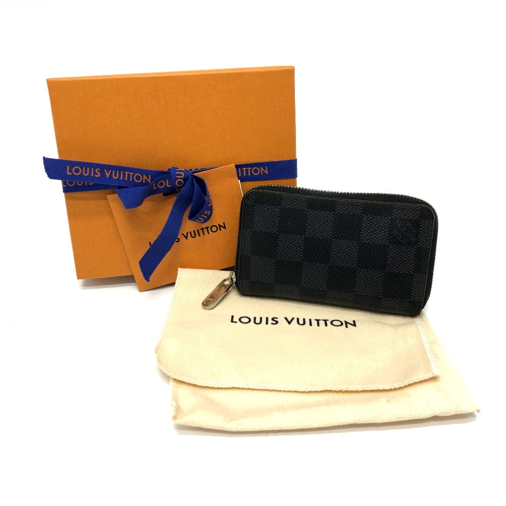 LOUIS VUITTON N63076 ダミエグラフィット  ジッピーコインパース コインケース ダミエグラフィットキャンバス メンズ