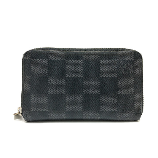 LOUIS VUITTON N63076 ダミエグラフィット  ジッピーコインパース コインケース ダミエグラフィットキャンバス メンズ ブラック - brandshop-reference